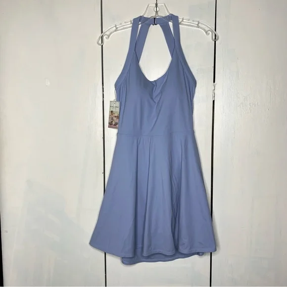 Halara Backless Cut Out Twisted Side Pocket 2-in-1 Barre Ballet Dance Dress M - Picture 4 of 10